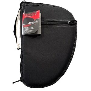 Handgun Revolver Case 11" 28cm Black Safety Allen Co. Torrey Zip Up New